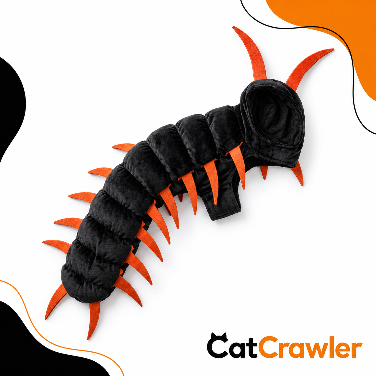 CatCrawler™ Cat Centipede Costume | Soft Plush, Adjustable Fit